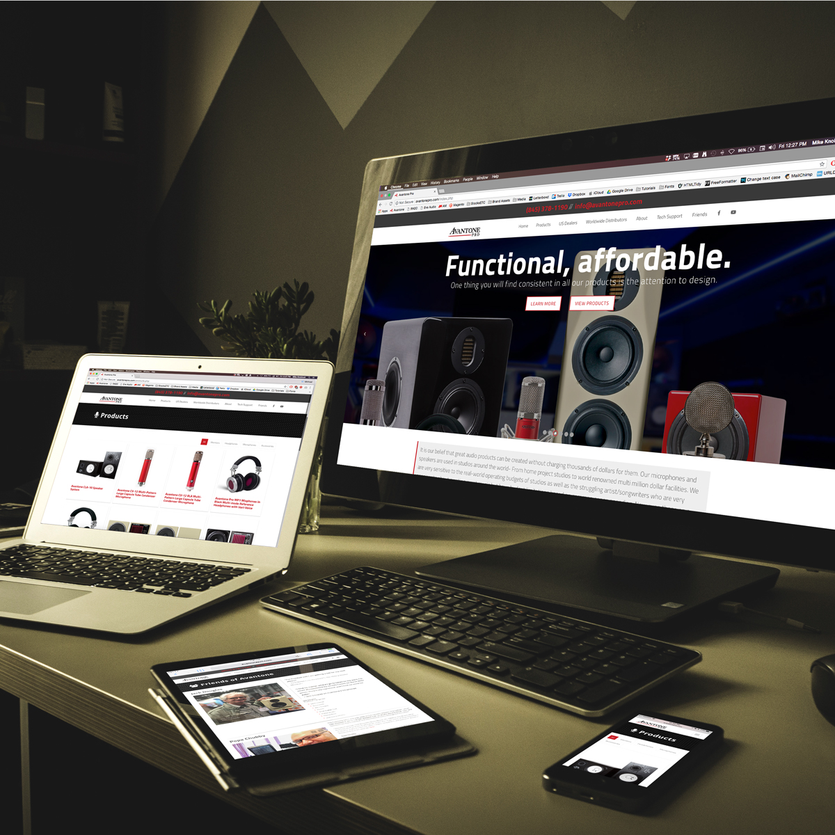 Avantone Pro Website