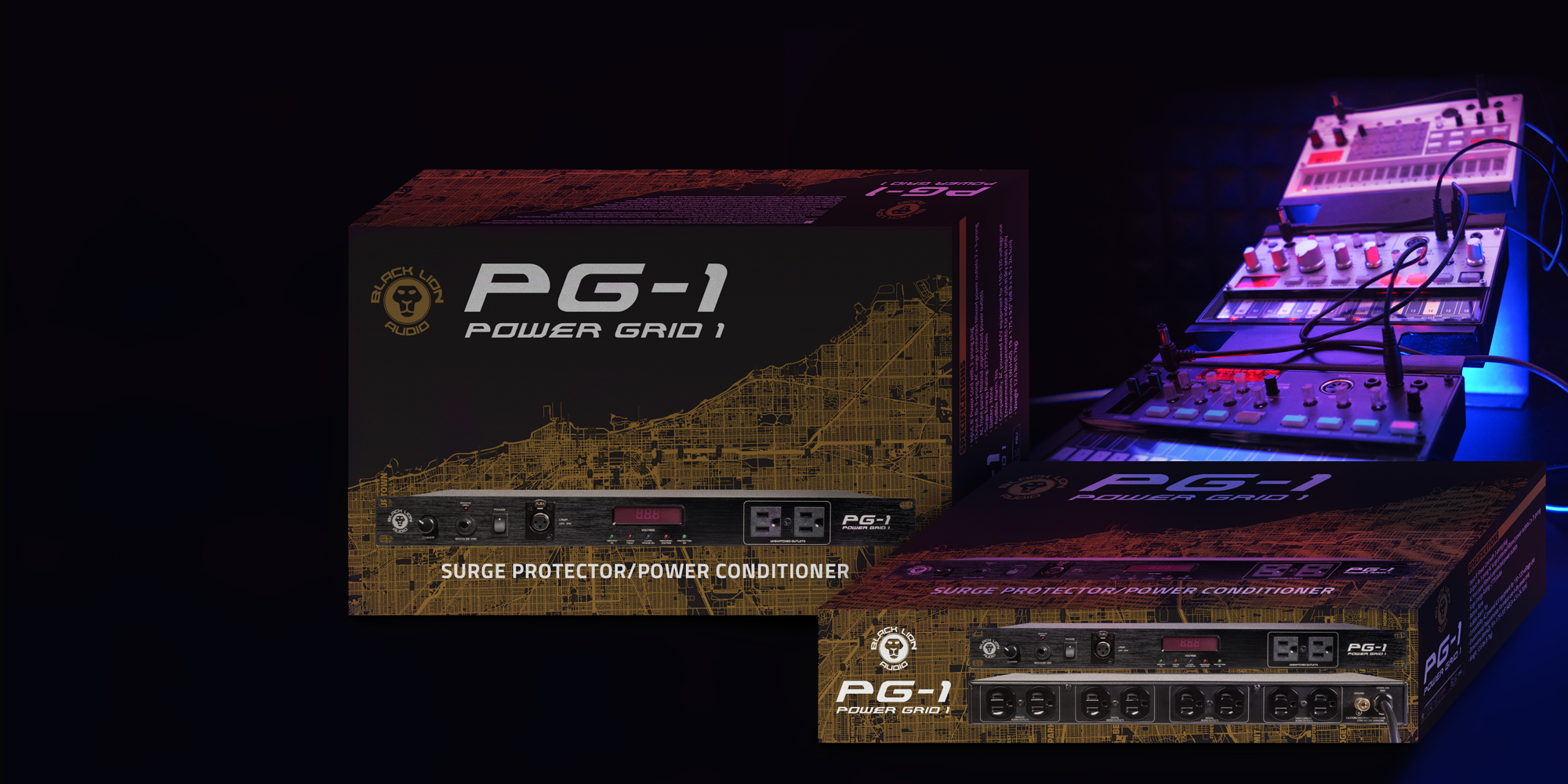 Black Lion Audio PG-1 Package Design