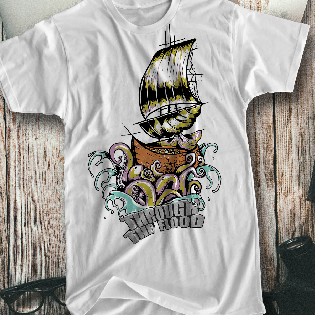 Through the Flood 'Kraken' Tee